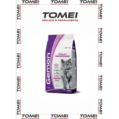 Monge Gemon gatto adult maiale e riso 2 kg crocchette per gatti adulti